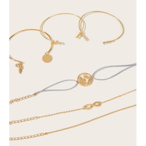 6 BUNDLE INFINITY EARTH LAYER- Bracelet - Picture 4 of 4